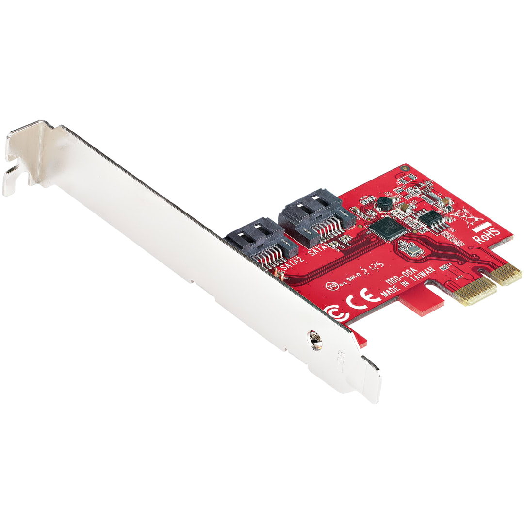 2 Port SATA 6Gbps PCIe SATA Controller Card w  Non RAID