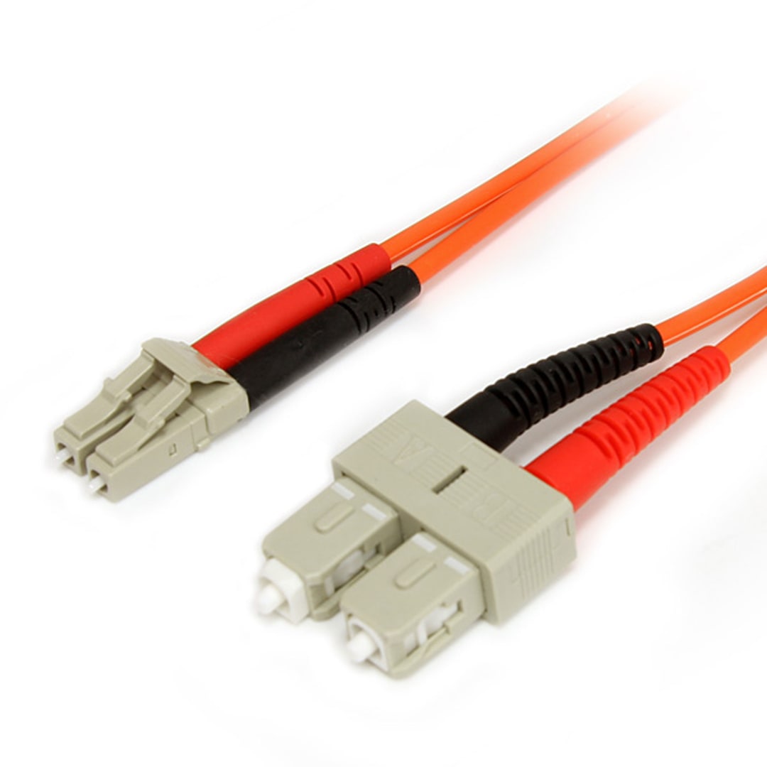 10m Duplex MM Fiber Optic Cable LC-SC