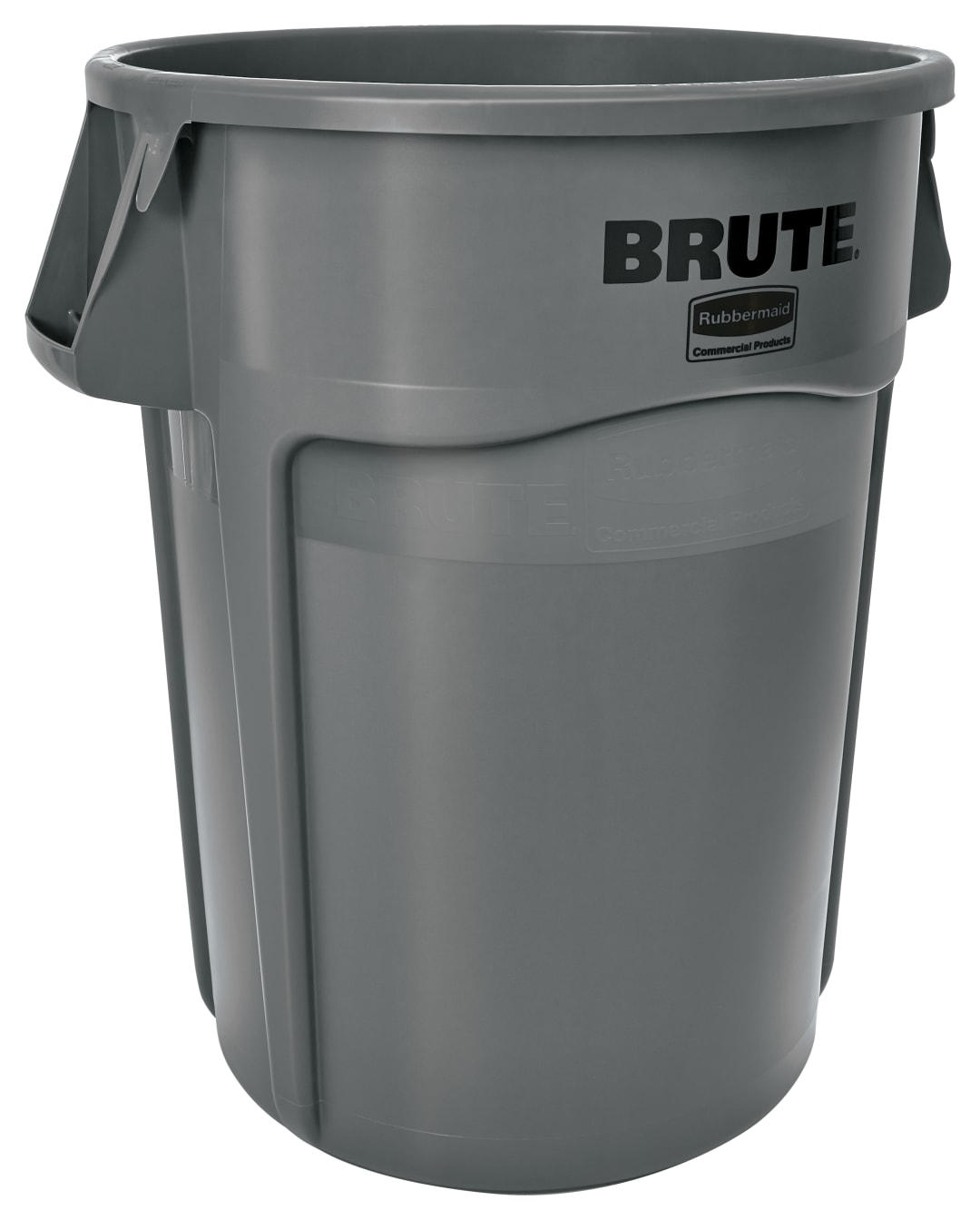 Rubbermaid Commercial Products BRUTE 44 Gallon Gray Trash Container