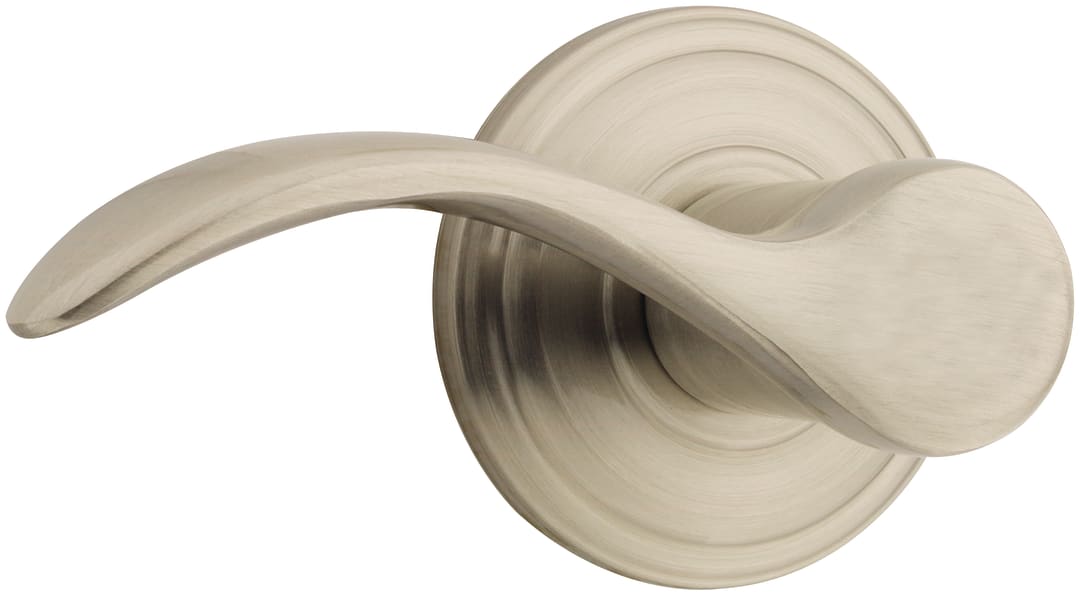 Pembroke Left-Handed Half-Dummy Lever in Satin Nickel