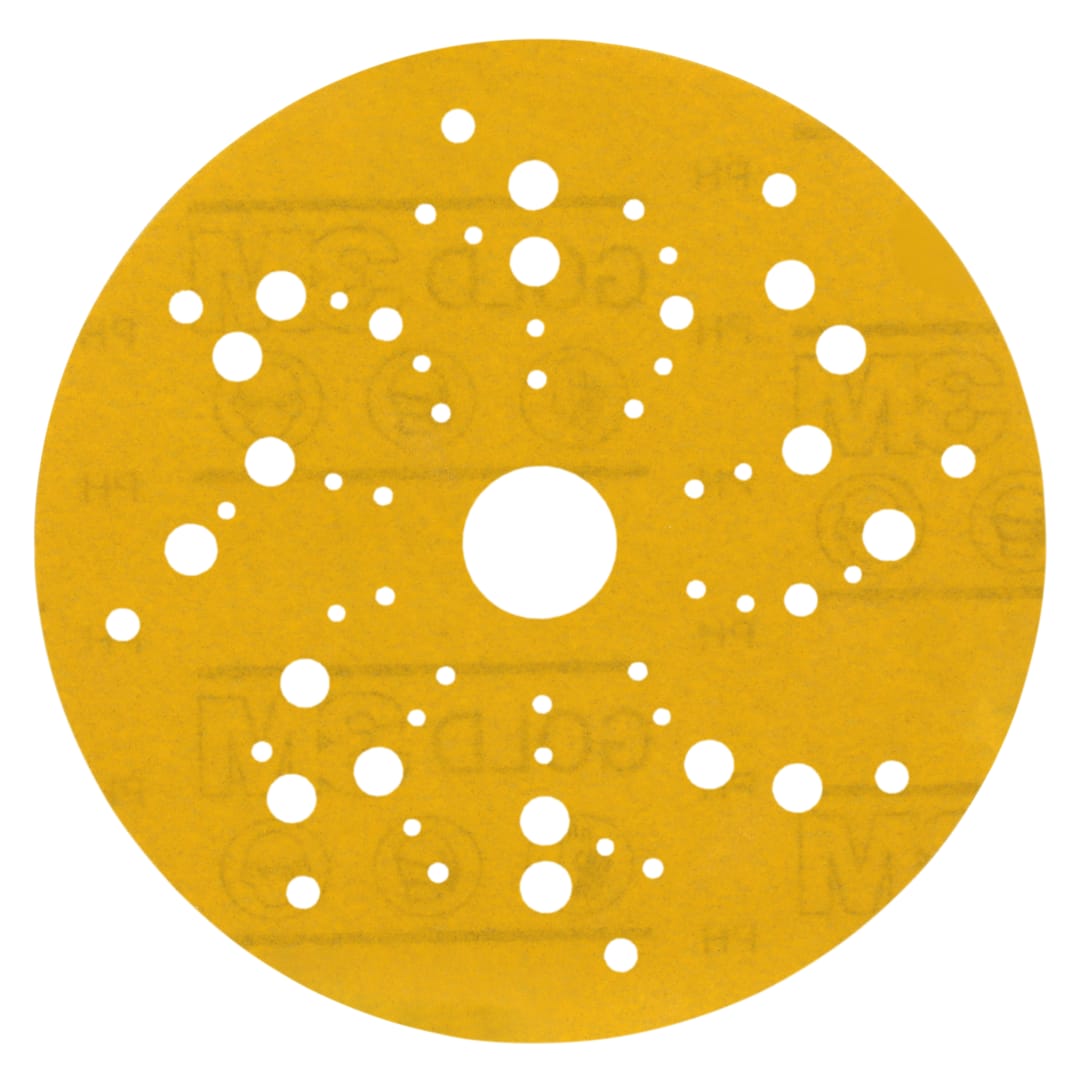 3M™ Hookit™ 288U Sarı Delikli Zımpara, 125 mm, Çok Delikli, 400, 53025