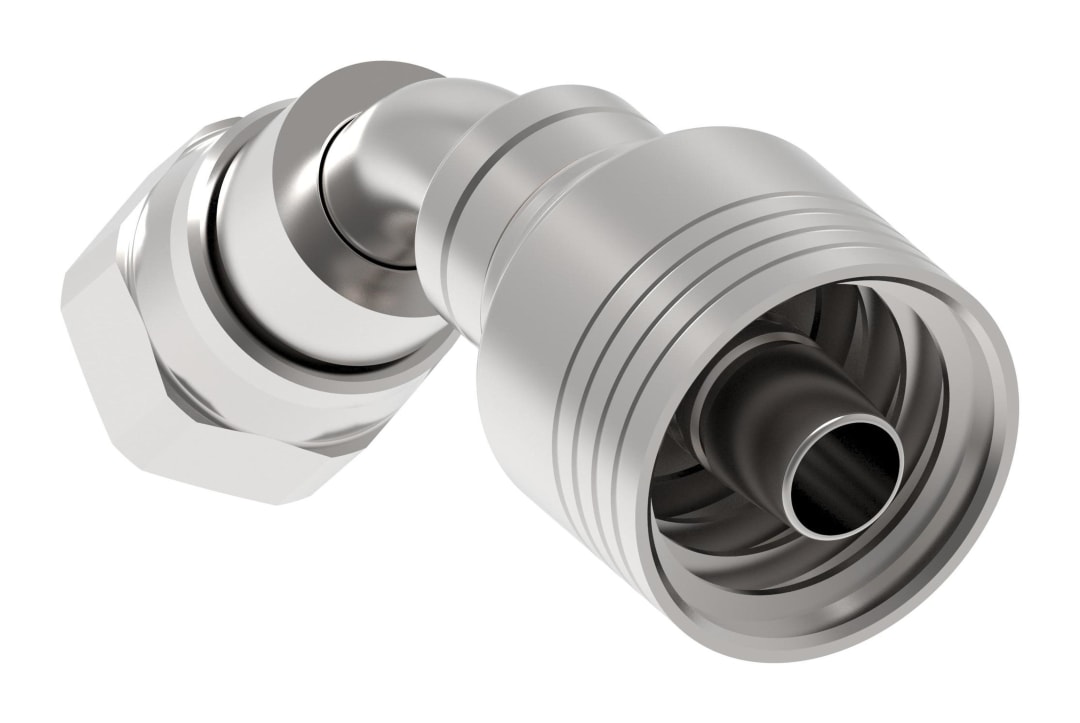 Aeroquip 5/8 FJIC 45 Degree X 1/2 Hydraulic Hose Fitting 4 Way