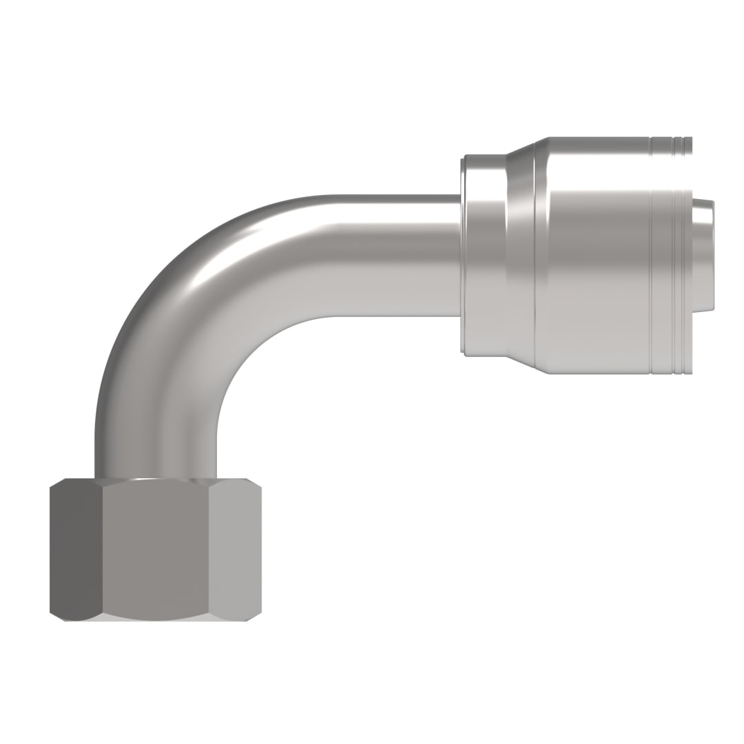Aeroquip 1in FJIC 90d X 1in Hydraulic Hose Fitting