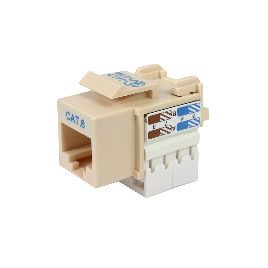 Ivory 110 Punch Category 6 Keystone Jack