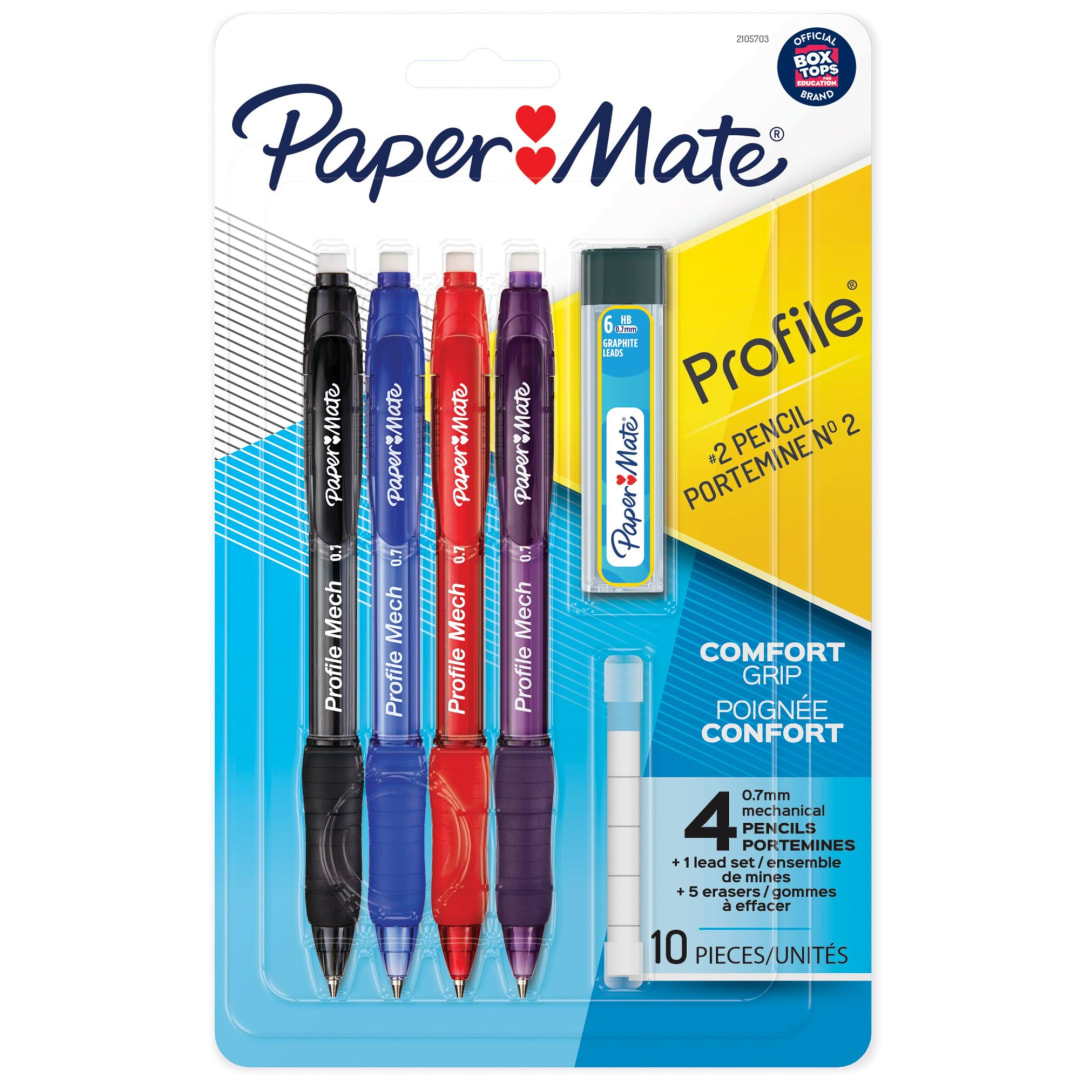 PM PROFILE MP 0.7MM 4CT ASST SS REPACK