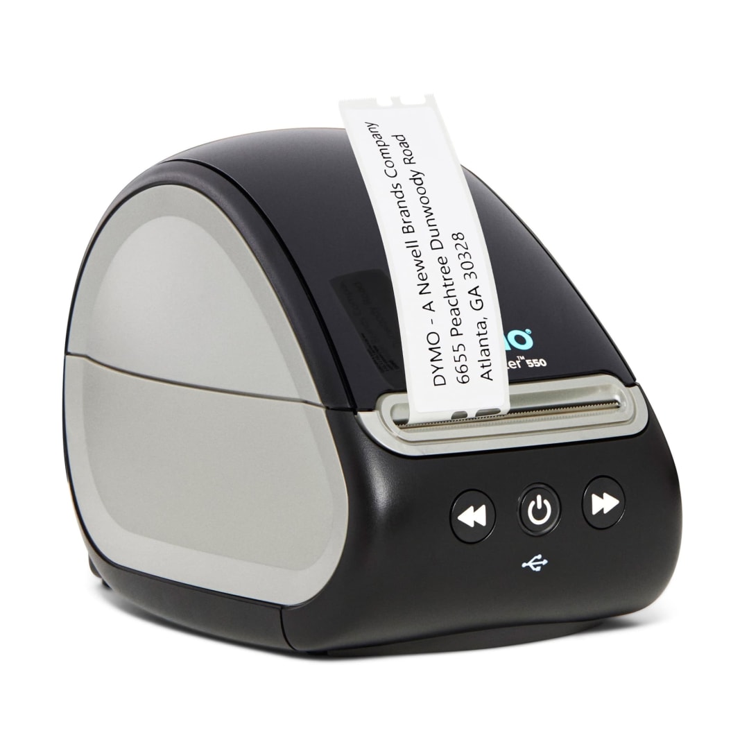 DYMO® LabelWriter™ 550 Label Printer, Label Maker with Direct Thermal Printing, Automatic Label Recognition™, Prints Address Labels, Shipping Labels, Mailing Labels, Barcode Labels, and More