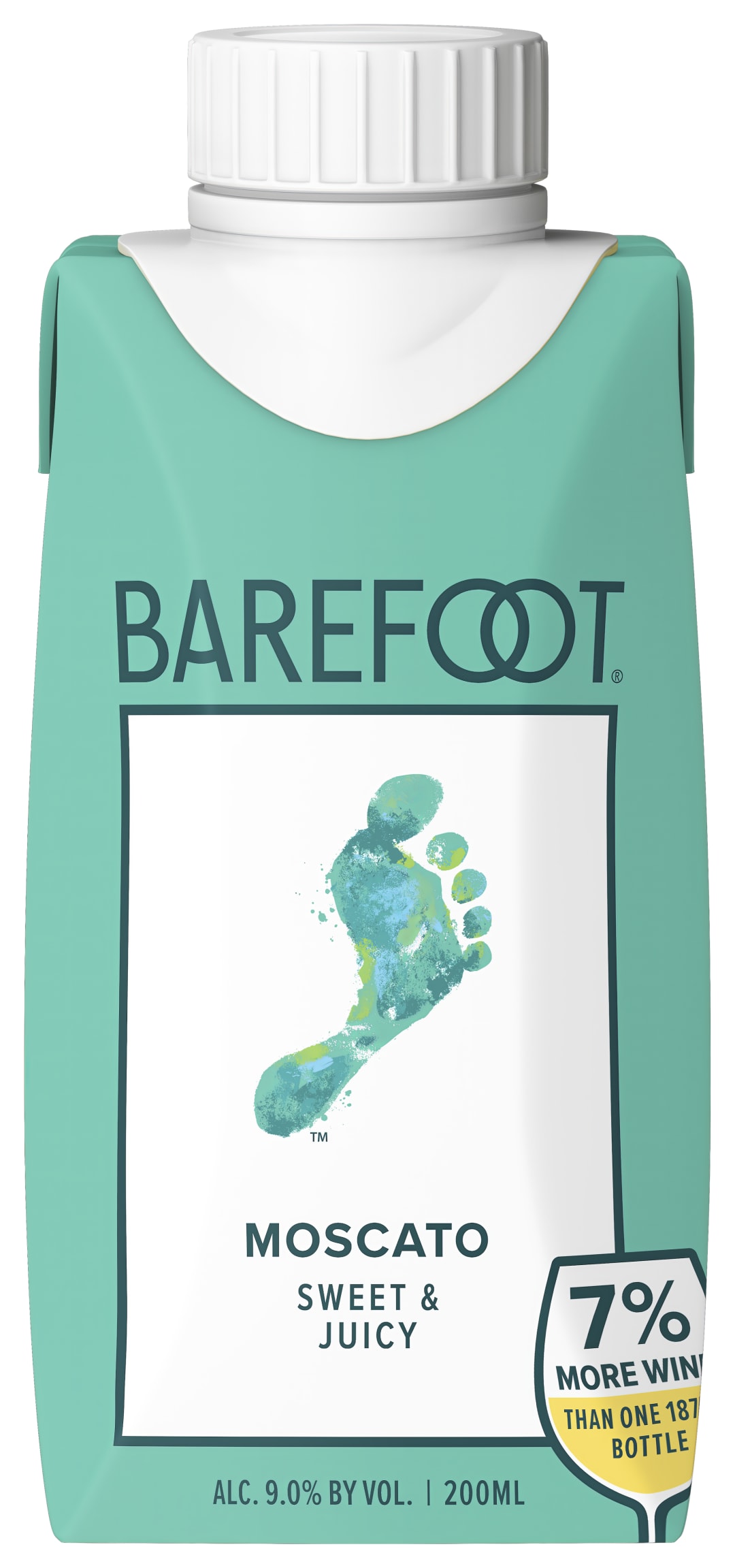 Barefoot Cellars Moscato White Wine Tetra 200ml