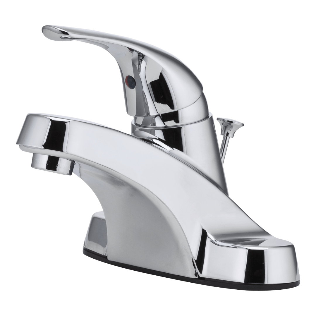 Pfirst Series Single Control 4" Centerset Bathroom Faucet in Polished Chrome