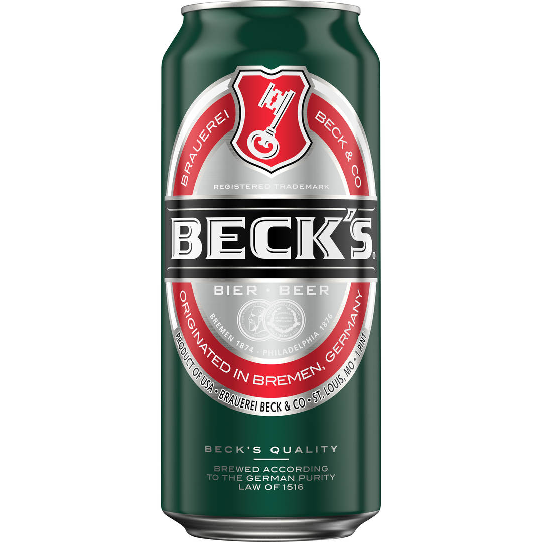 Beck's Beer 4 Pack, 16 fl oz Cans, 5% ABV