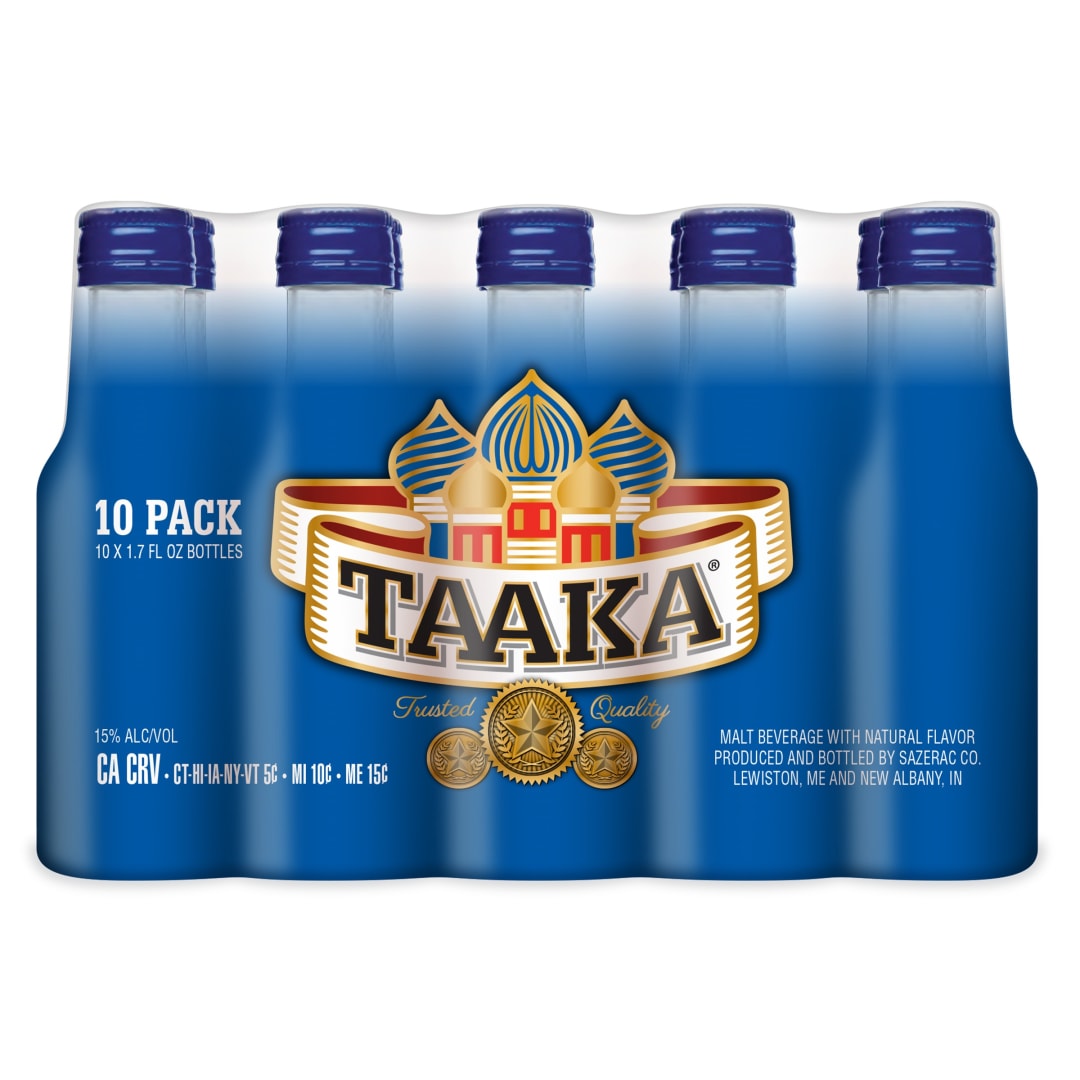 Taaka Malt Vodka 10 Pack 50ml 30 Proof