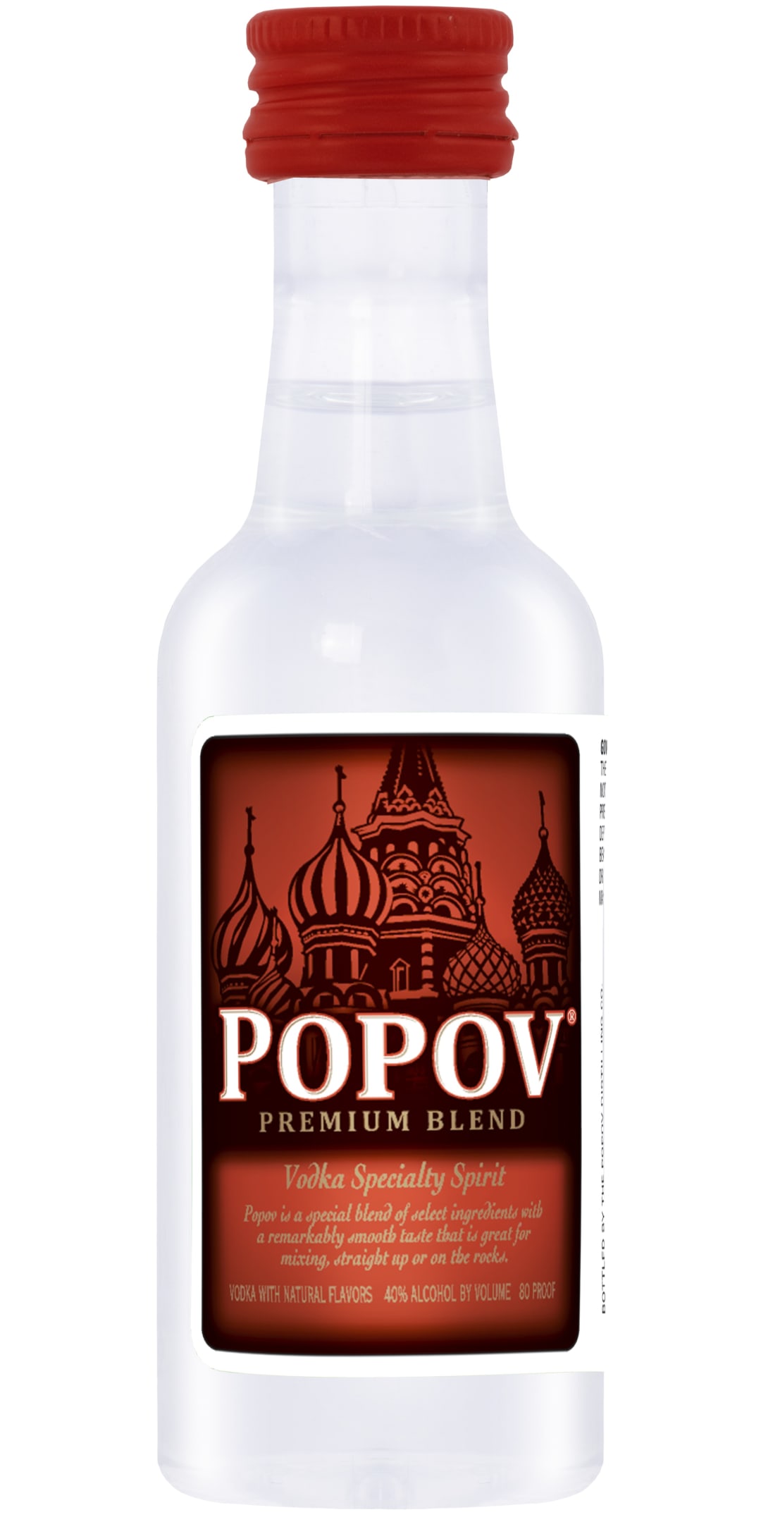 Popov Vodka 50ml 80 Proof