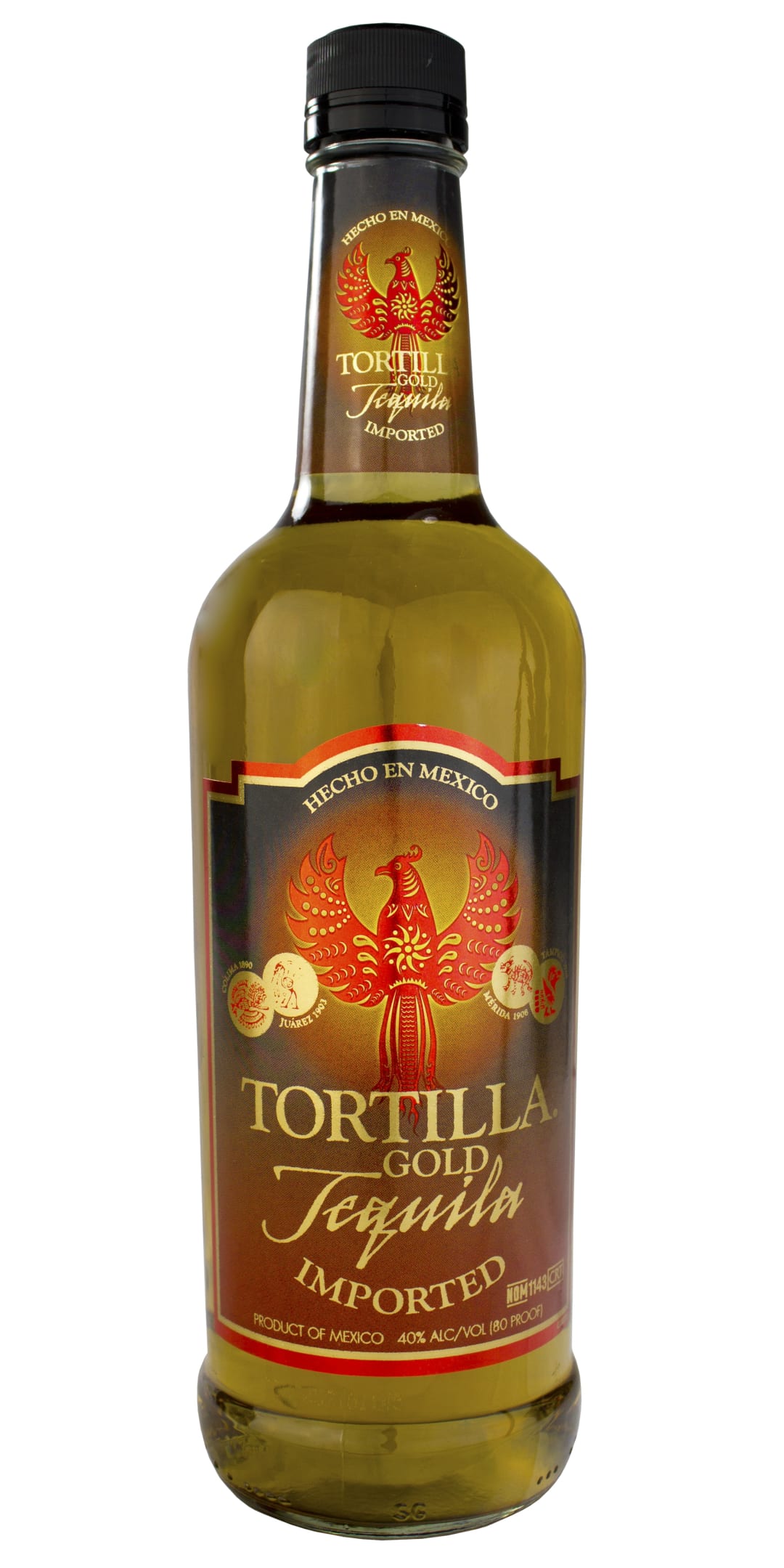 Tortilla Gold Tequila 750ml 80 Proof