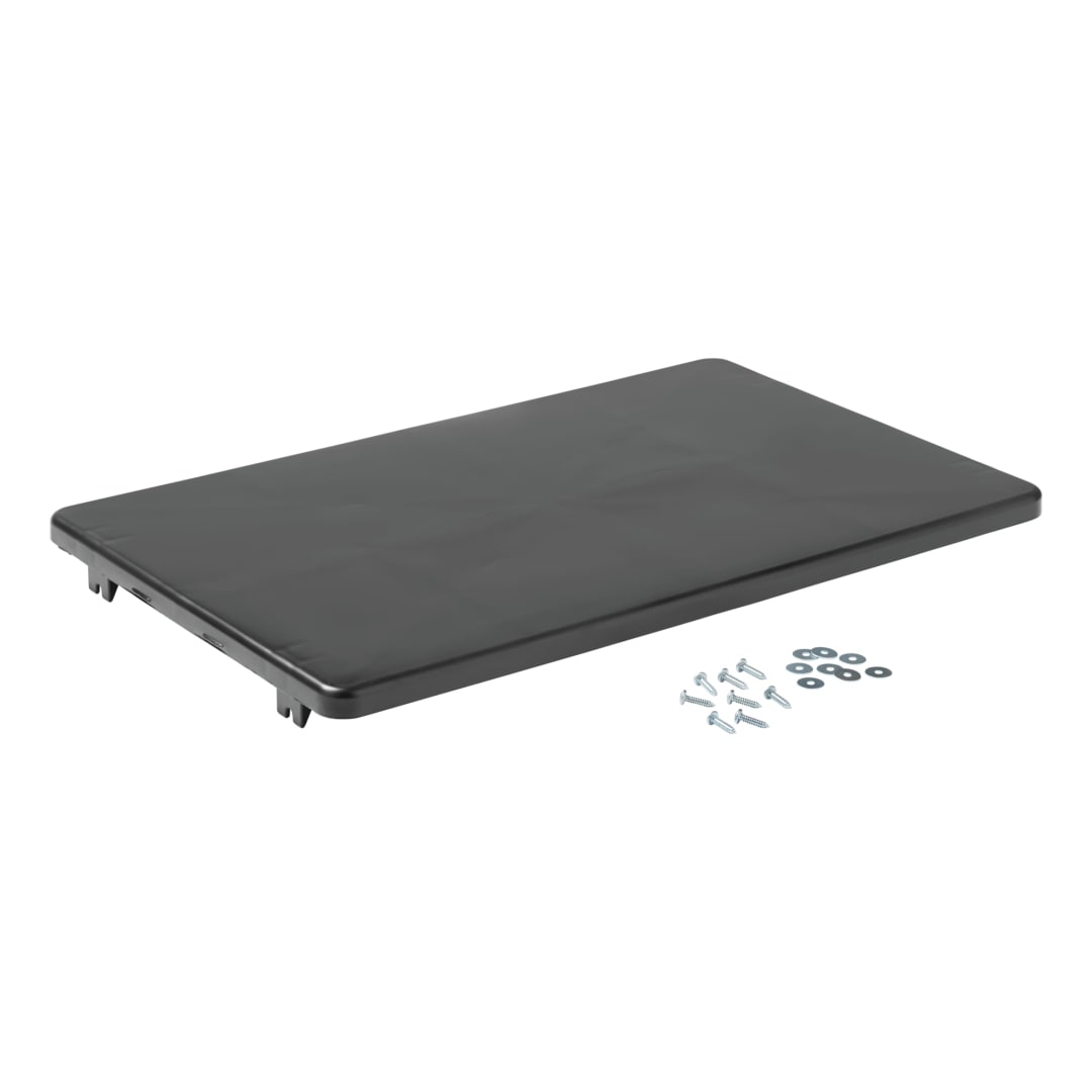Executive Adjustable Shelf Kit for Traditional Housekeeping Carts, Black
