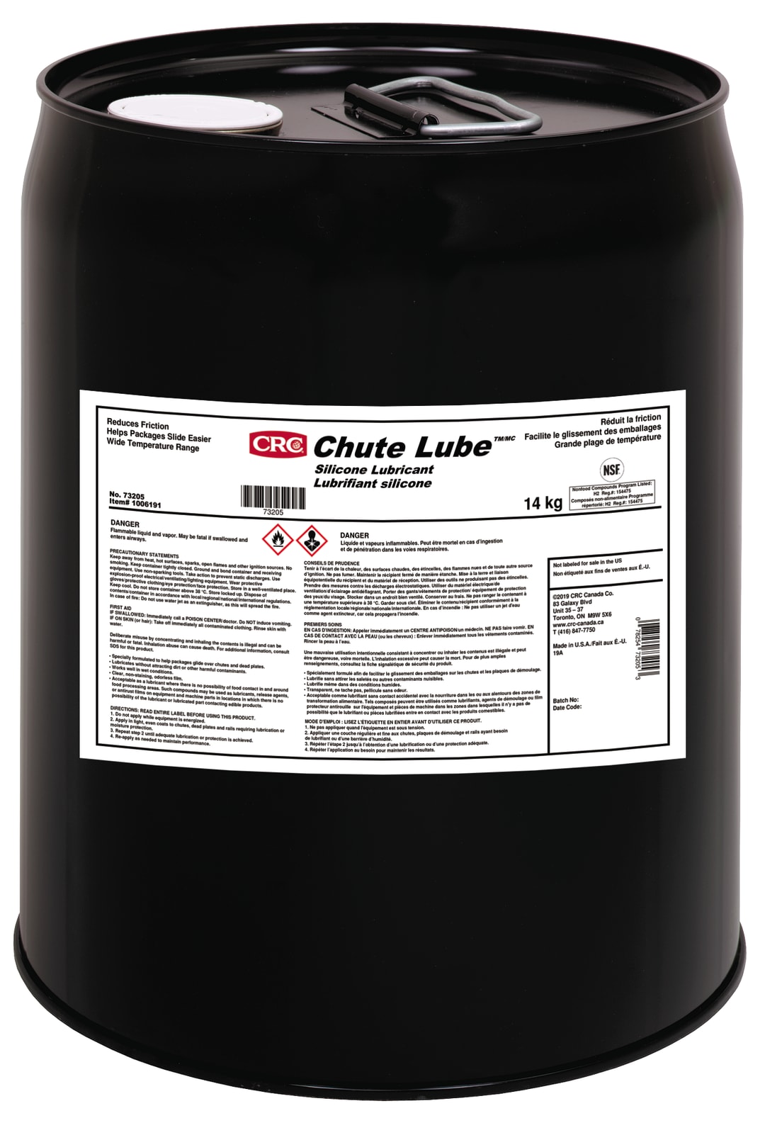 CRC Chute Lube Lubricant (F/E) 1X14KG