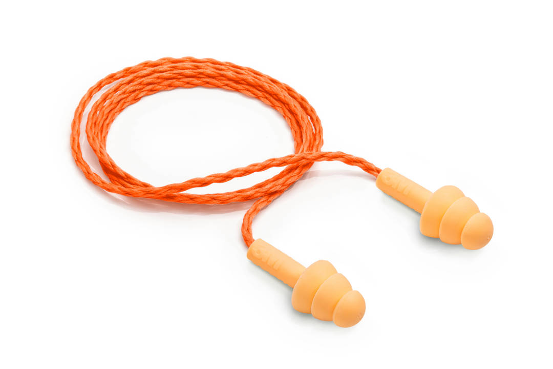 Protetor Auricular de Silicone 3M™ Pomp Plus,com Cordão