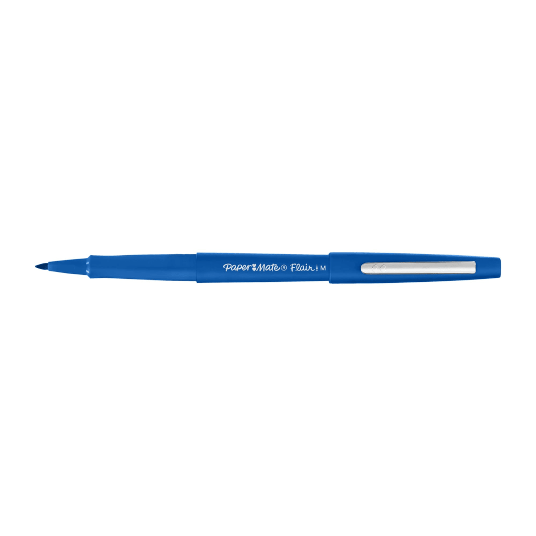 Paper Mate® Flair Felt Tip Pen, Medium Point (0.7mm), Blue