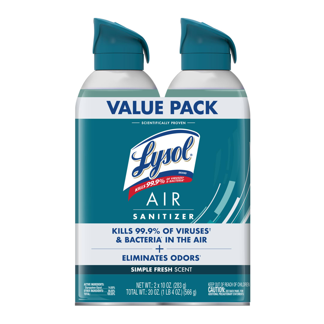LYSOL® Air Sanitizer - Simple Fresh 3/(2x10) oz.