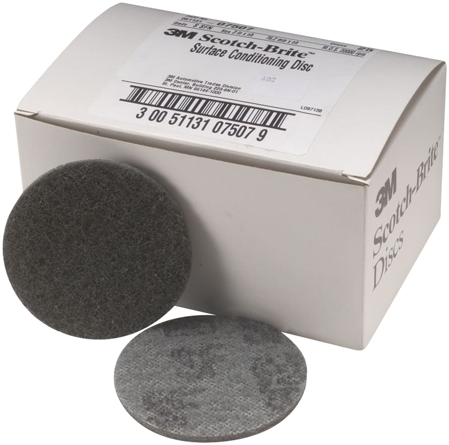 Scotch-Brite™ Disk na povrchovú úpravu SC-DH, hnedý, 125 mm (bez otvoru), CRS
