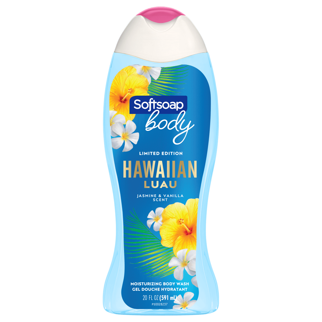 Softsoap Hawaiian Luau Body Wash, Moisturizing Body Wash, 20 Oz