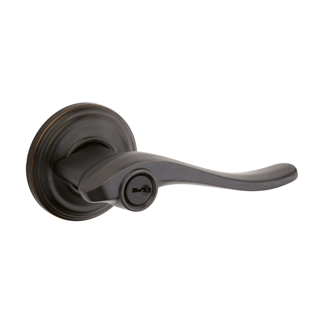 Avalon Keyed Entry Lever in Venetian Bronze