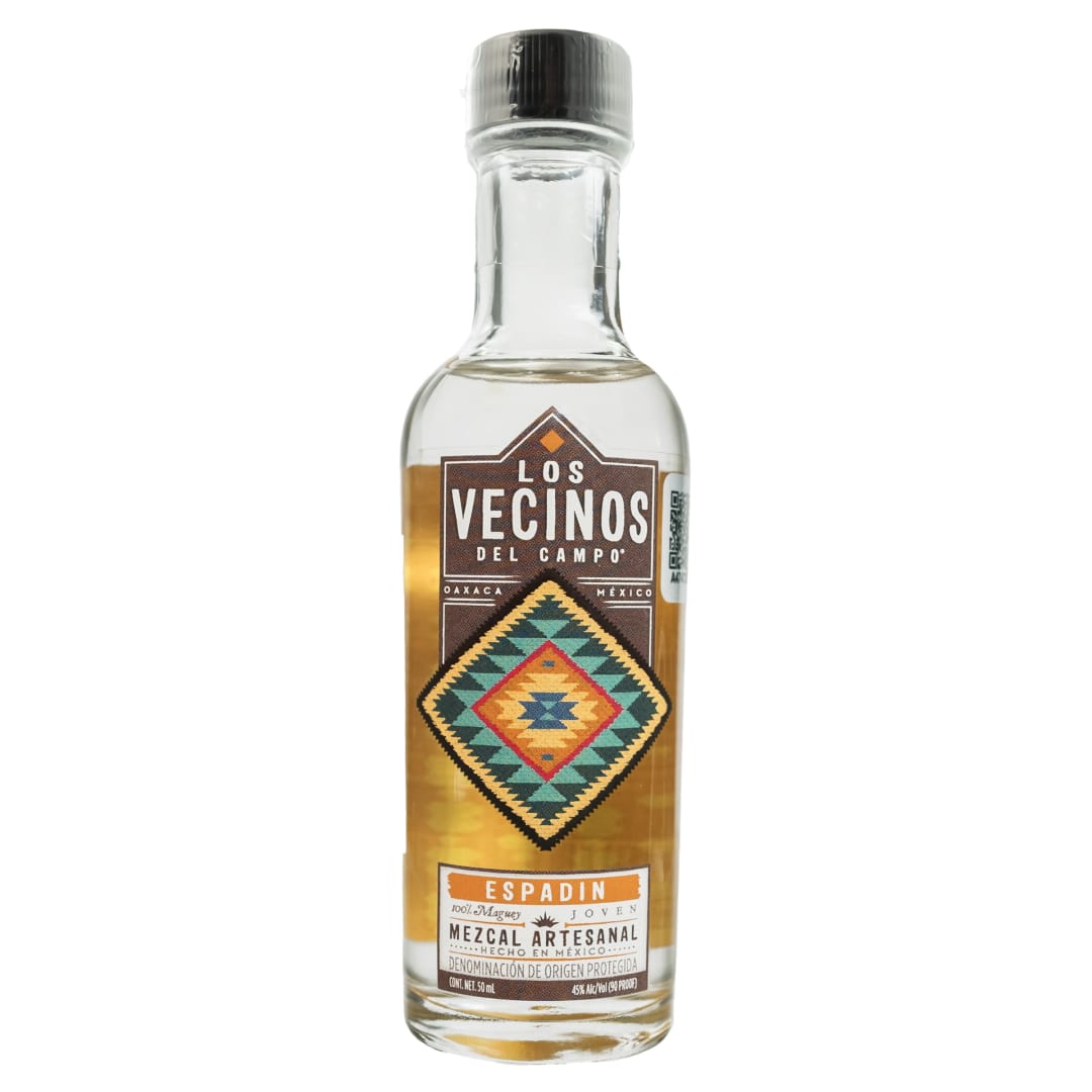 Los Vecinos Espadin Mezcal Tequila 50ml 90 Proof