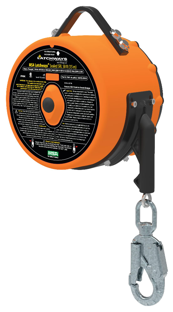 Latchways Sealed Self-Retracting Lanyards