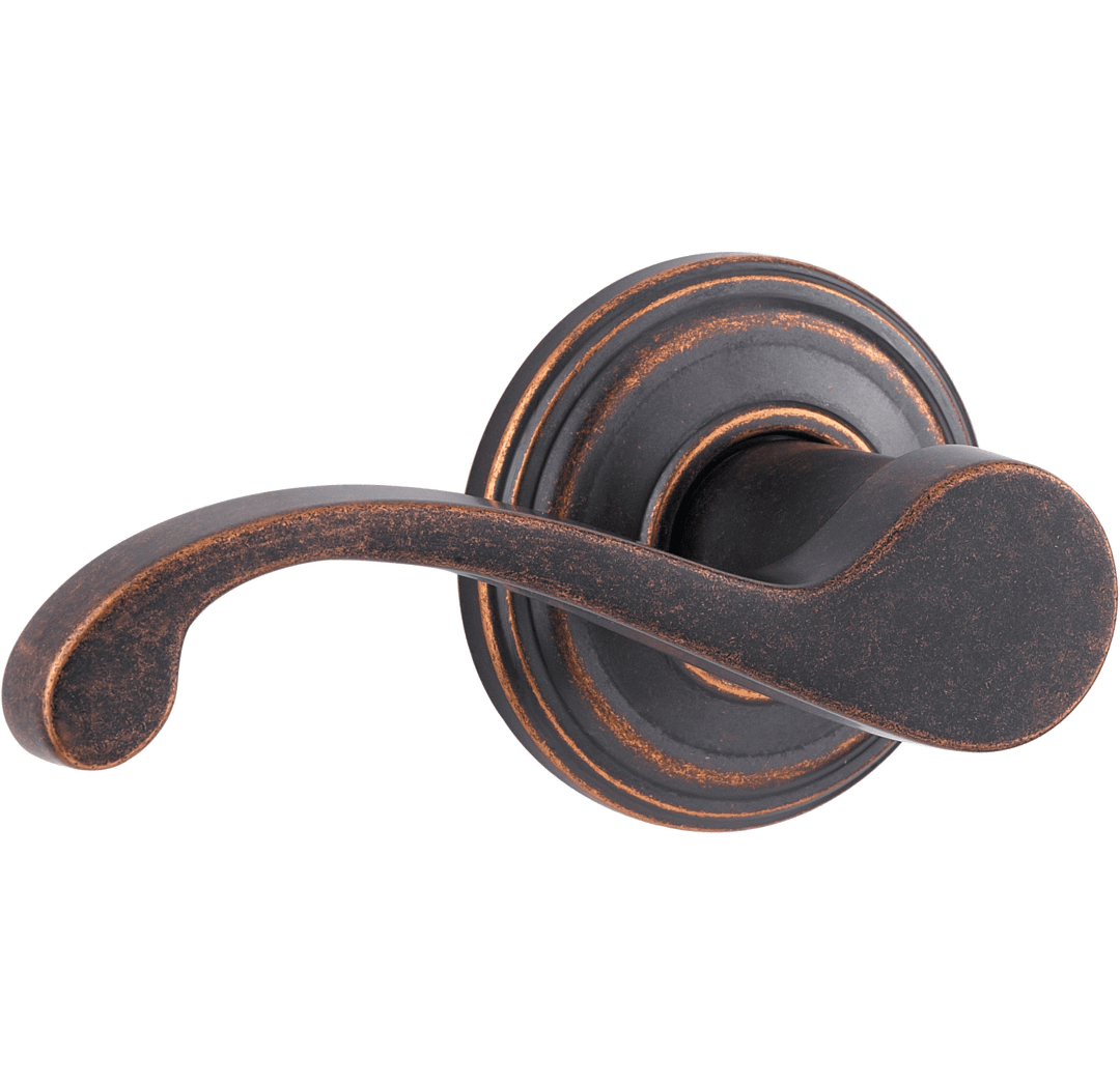 Commonwealth Left-Handed Half-Dummy Lever in Rustic Bronze