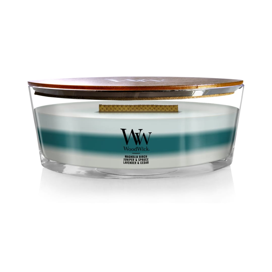 WoodWick® Icy Woodland Ellipse Candle