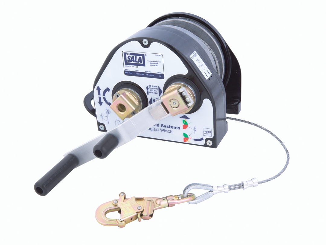 3M™ DBI-SALA® Confined Space Winch 8518558, Silver/Black, 18 m (60 ft)
