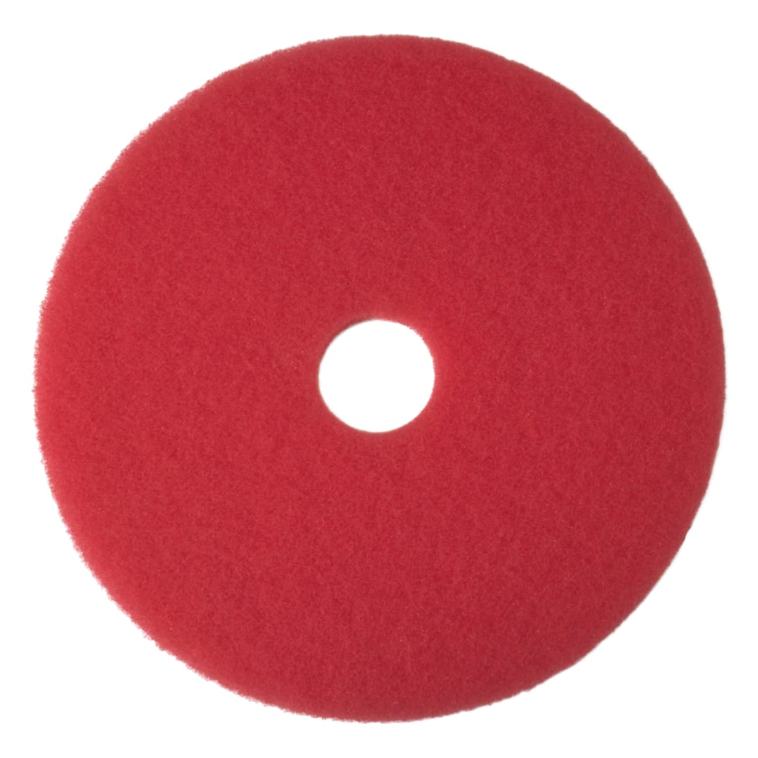 3M™ Premium Maschinenpad, Rot, 406 mm, 5 Stück / Karton