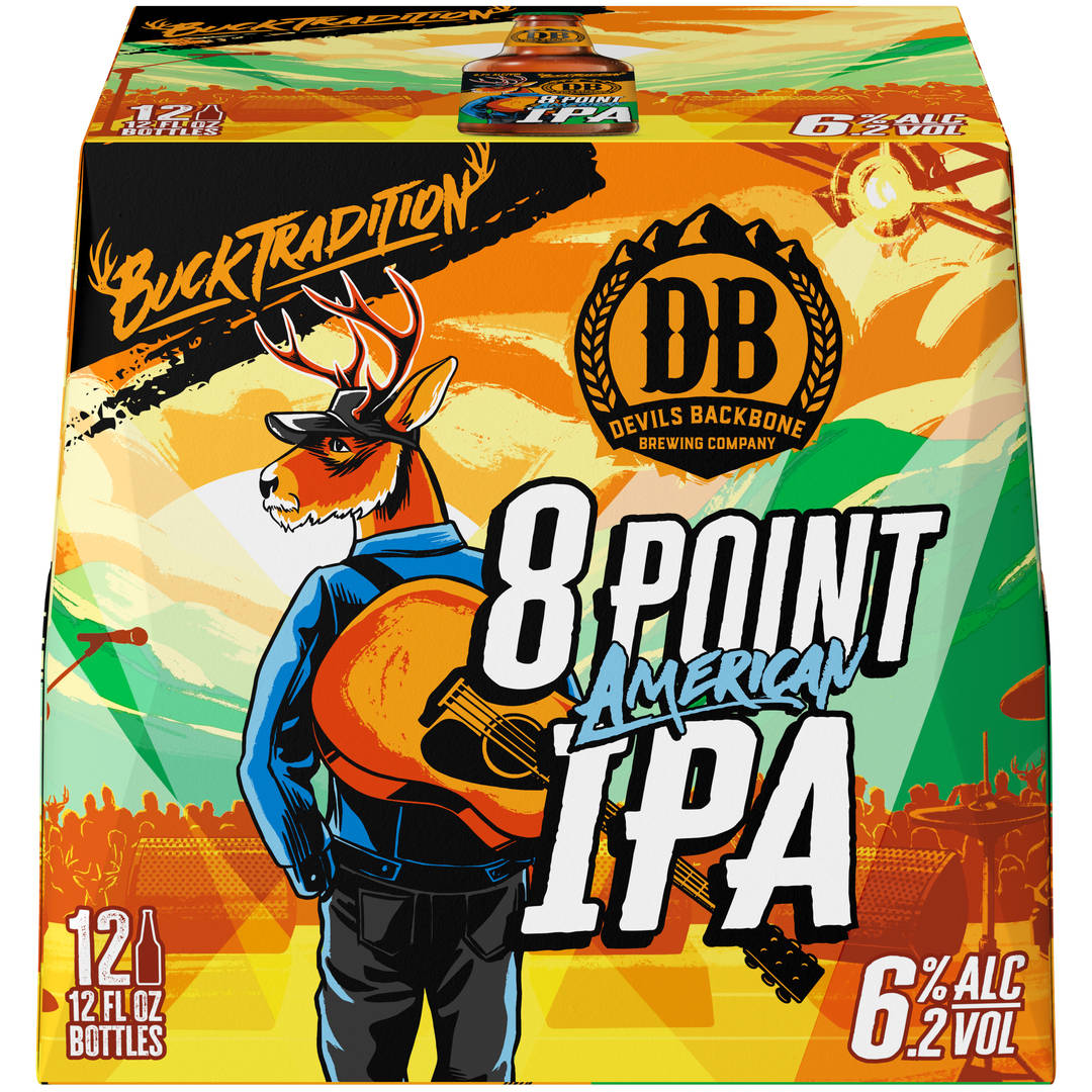 Devils Backbone Brewing Company 8 Point IPA, 12PK 12oz Bottles