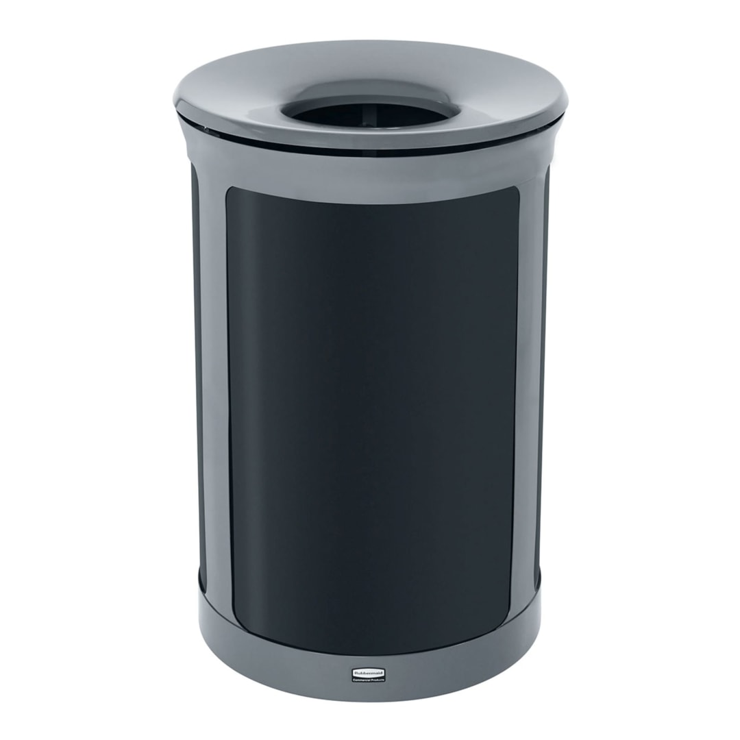 Rubbermaid Commercial Products Enhance 23 GAL Round, Pearl Gray/Umbra Gray