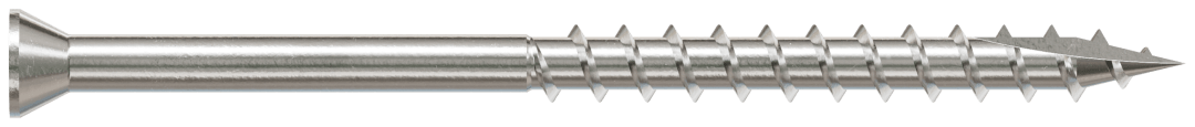 Simpson Strong-Tie S07250FB1 Trim-Head Screw, Square Drive — #7 x 2-1/2 in. #1 SQ, Type 305 (1 lb.) (Pack of 10)