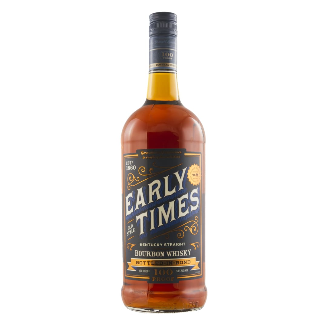 Early Times Bottled-In-Bond Kentucky Straight Bourbon Whisky 1l 100 Proof