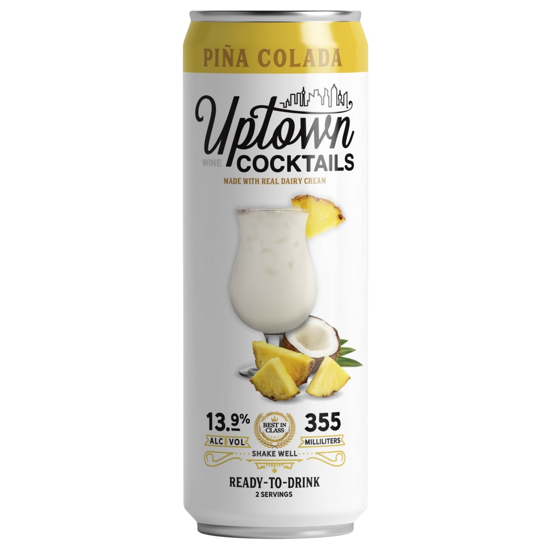 Uptown Pina Colada Wine Cocktail 355ml 27.8 Proof
