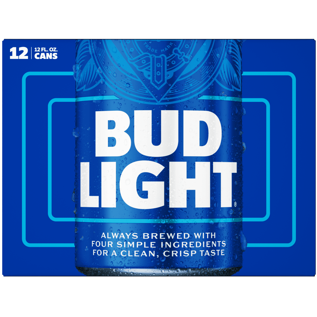 Bud Light American Lager Beer 12 Pack, 12 fl oz Cans
