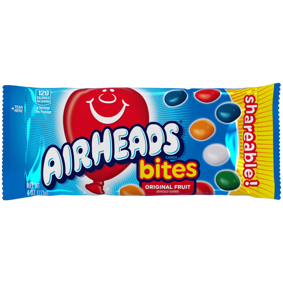 Airheads Bites Fruit 4 oz King Size Bag