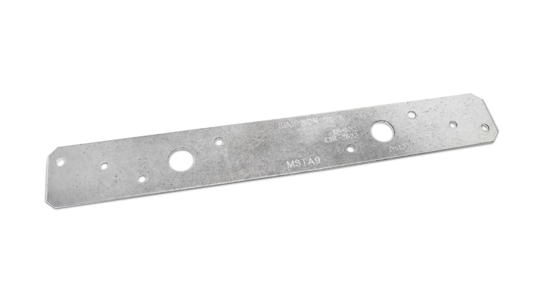 Simpson Strong-Tie MSTA9 MSTA 9-in. 18-Gauge Galvanized Medium Strap Tie (Pack of 13000)