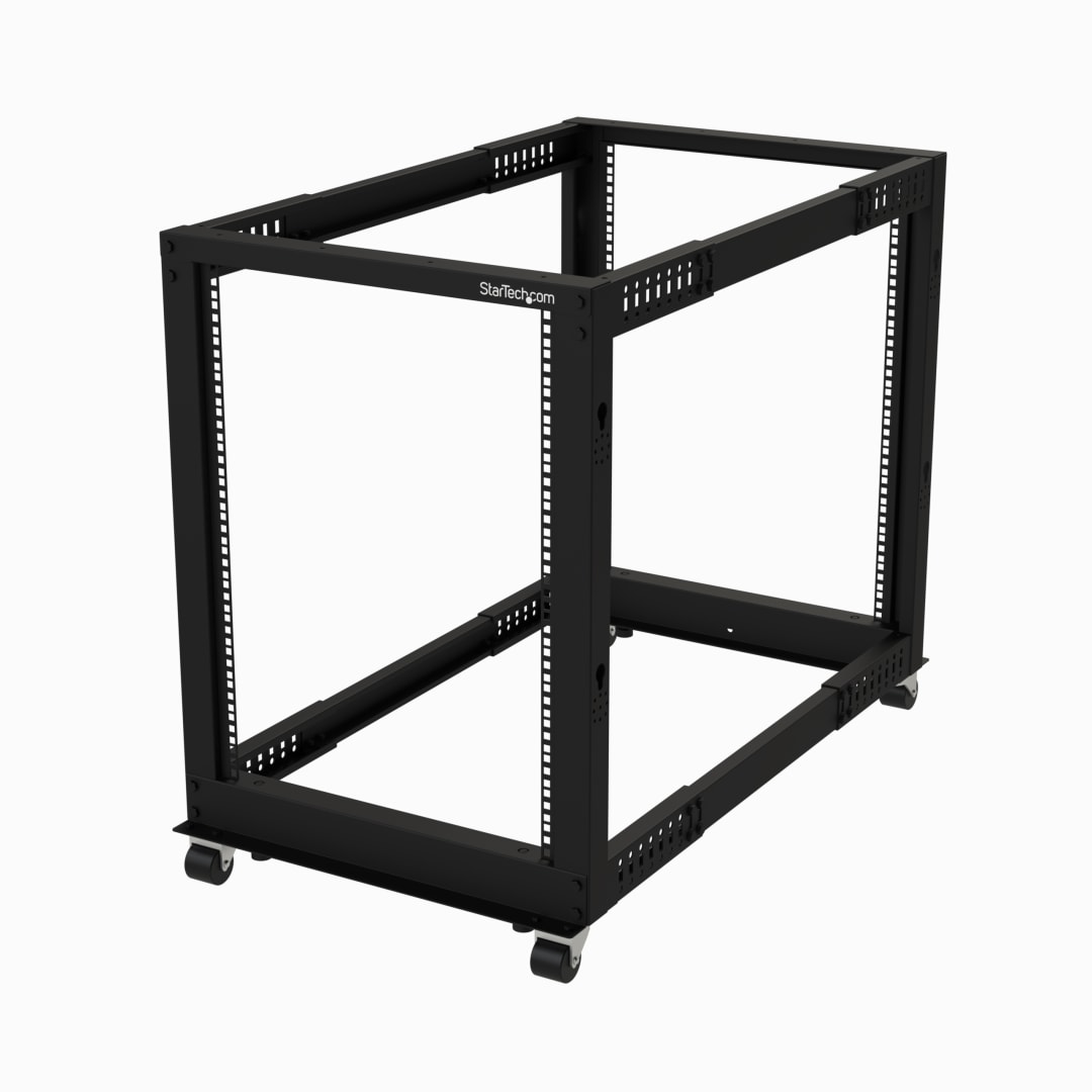 15U Adjustable Depth Open Frame 4 Post Server