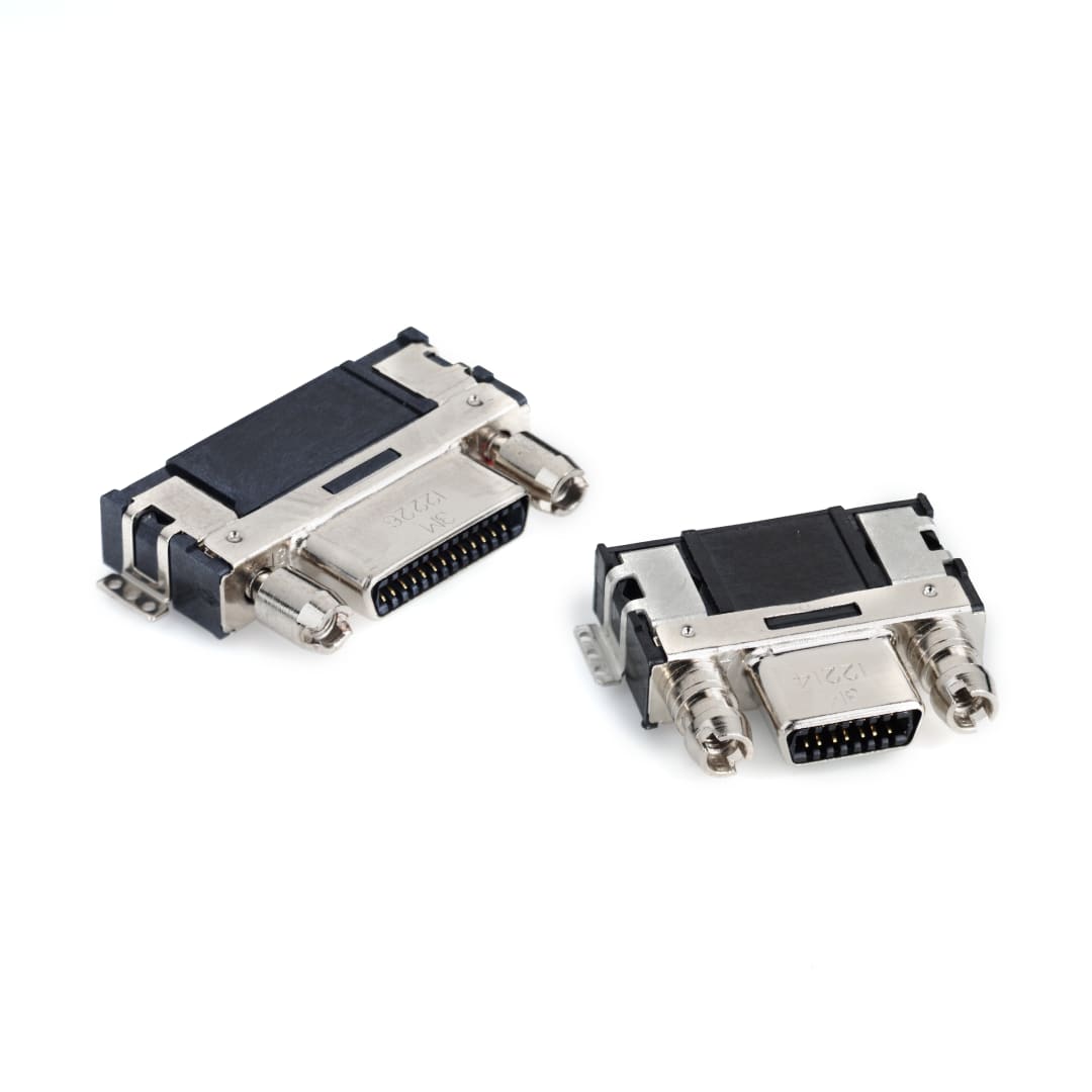 3M™ 12226-1150, Stecker SDR Steckerbuchse, 180° gerade, 26-pol, 122 Serie, 0,8 mm, 0,76 µm Au