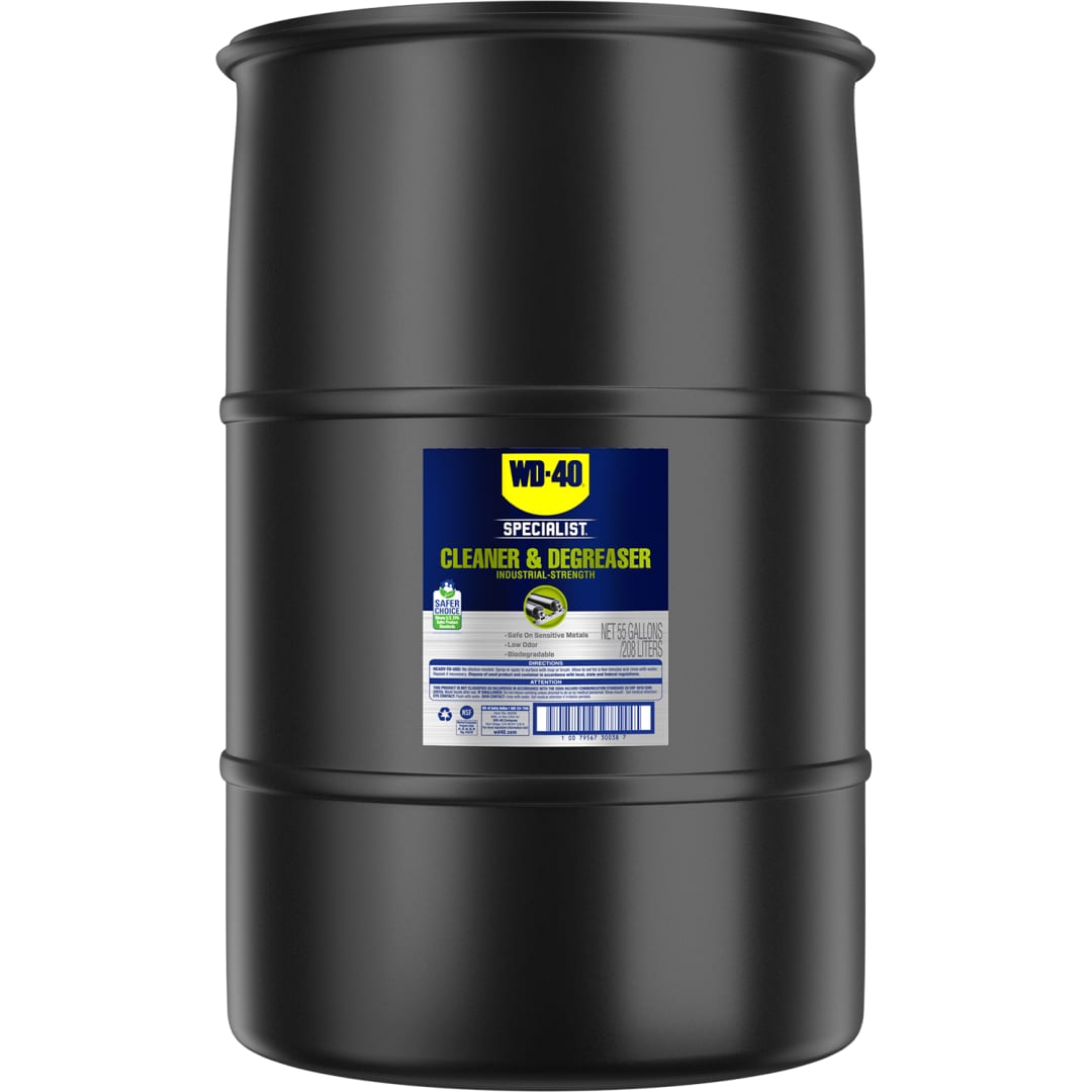 WD-40 Specialist® Cleaner &amp; Degreaser 55 Gallon, Water-Based Degreaser for Tools, Appliances, Automotive Parts