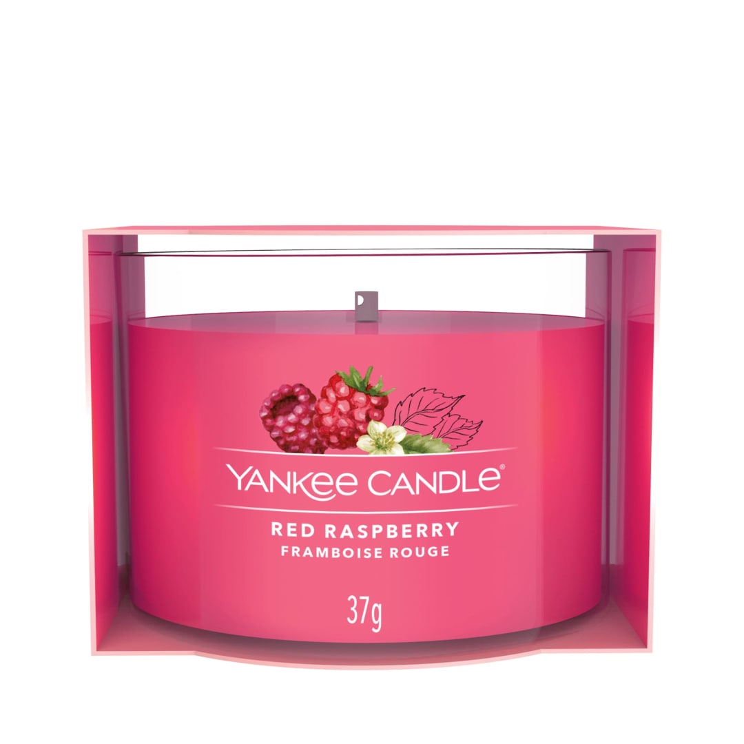 Yankee Candle® Scented Candles Filled Votive | Red Raspberry | Soy Blend Wax Mix | 1 Count