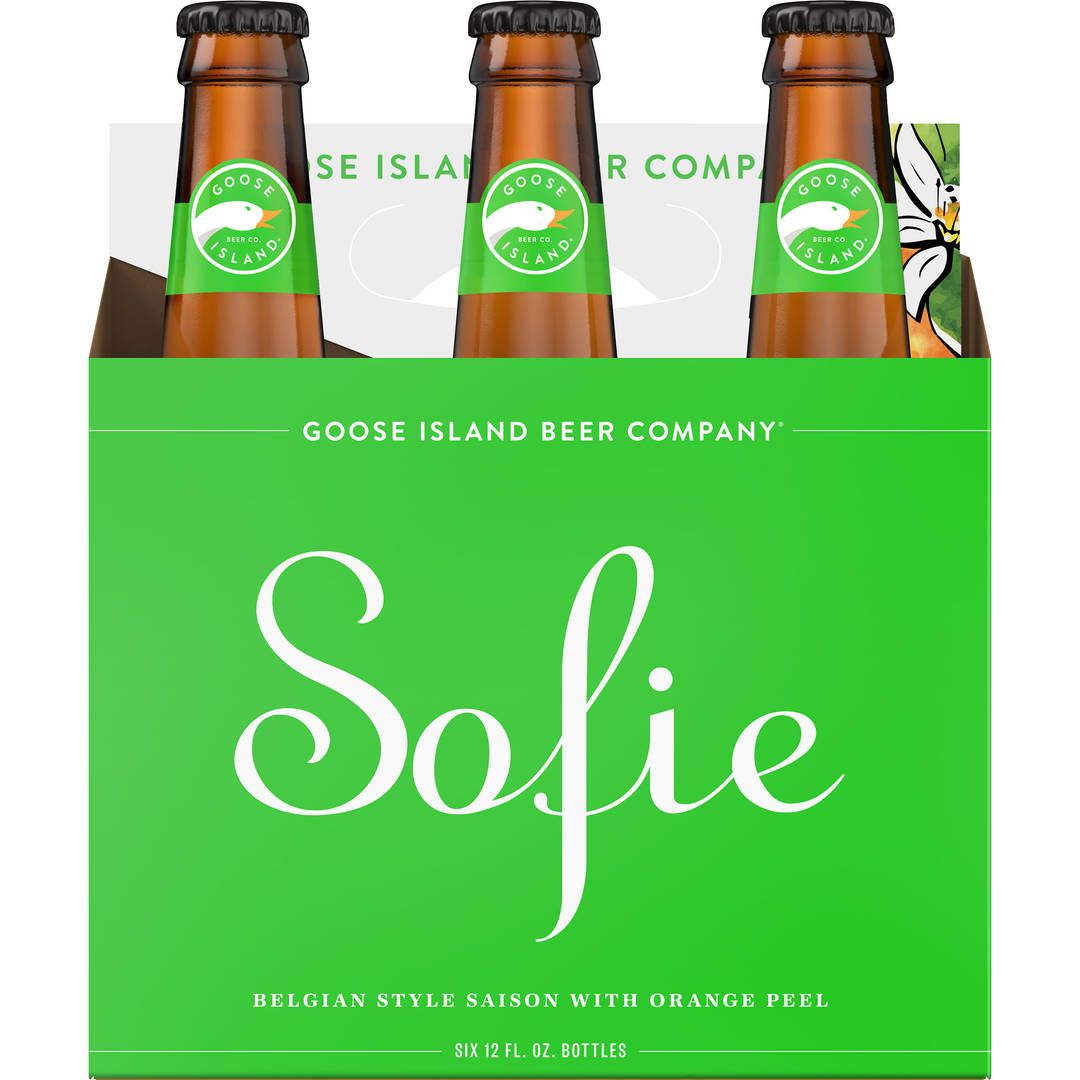 Goose Island Sofie Barrel-Aged Saison with Orange Peel, 6 Pack 12 fl. oz. Bottles