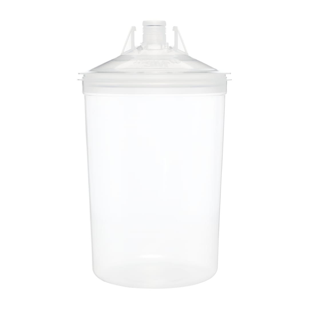 3M™ PPS™ Kapak &amp; Şeffaf Kap Kitleri, Büyük, 850 ml, 200 µm, 16024