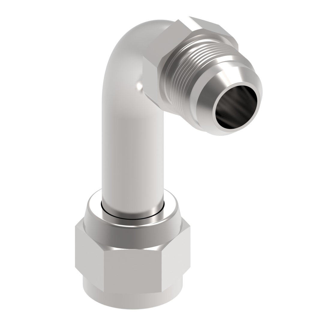 Aeroquip 1in Female JIC Swivel 90deg Long X 1in MJIC