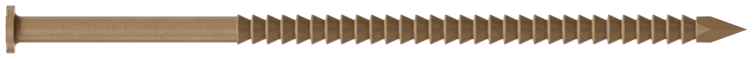 Simpson Strong-Tie S8SNDT5 Painted Siding Nail — 2-1/2 in. x .092 in. Type 304 Stainless Steel, Tan (5 lb.) (Pack of 6)