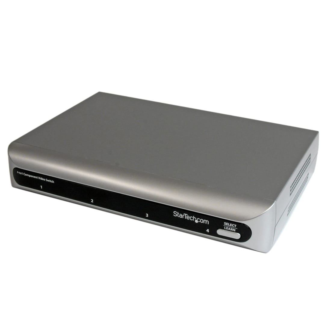 4 Port Component HDTV A/V Switch w/ Digital Audio
