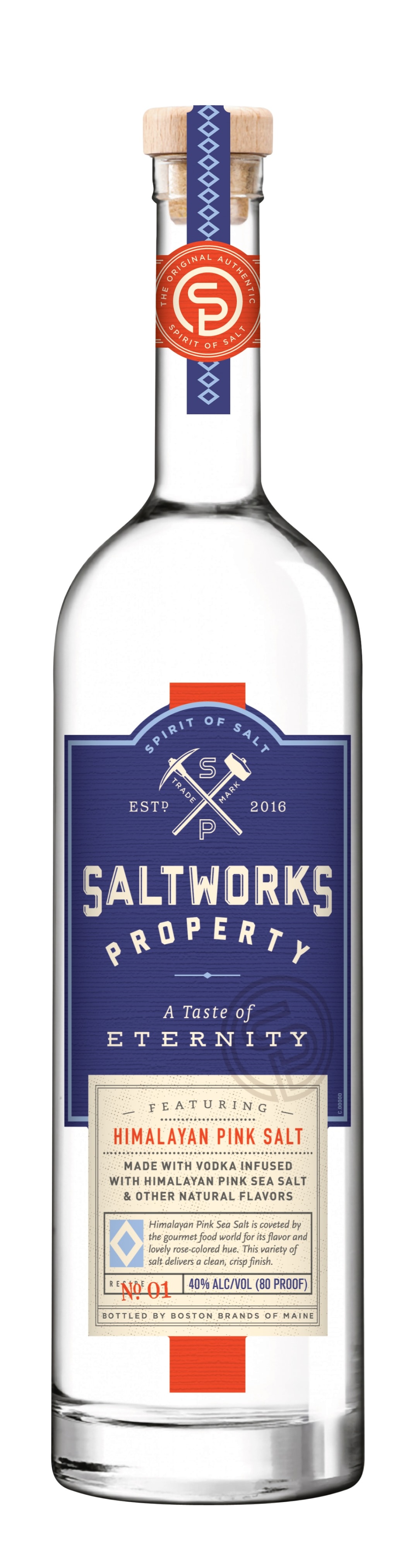 Saltworks Property Pink Himalayan Vodka 750ml 80 Proof