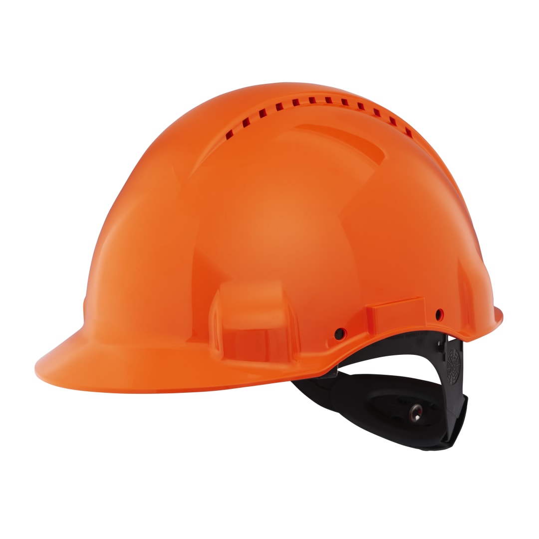 3M™ Sert Başlık, Uvicator, Mandallı, Havalandırmalı, Plastik Ter Bantlı, Turuncu, G3000NUV-OR