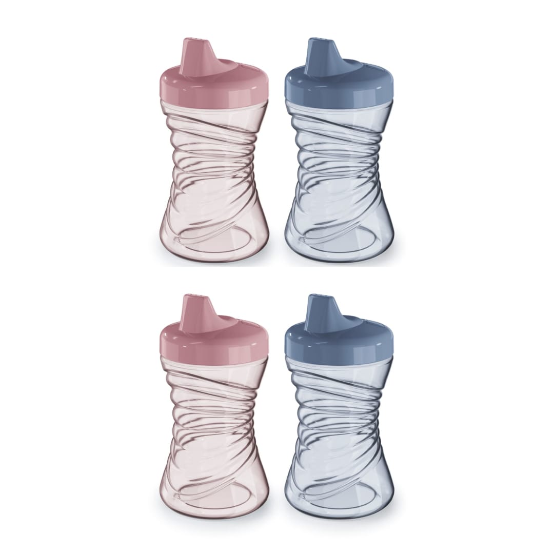 NUK® First Choice Fun Grips® Hard Spout Cup, 10 oz, 4 Pack